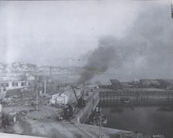 Granville bombardements port
